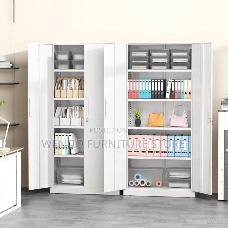 Office Cabinet; Gray Steel Office Documents Cabinets