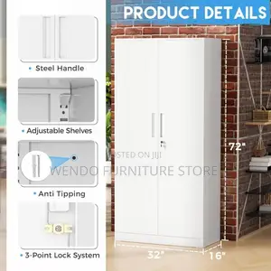 Office Cabinet; Gray Steel Office Documents Cabinets