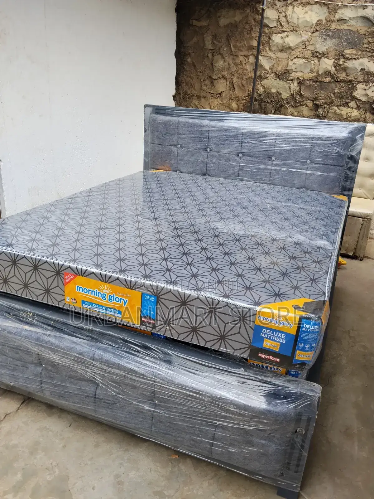 5x6 Morning Glory Plain Top Superfoam Mattress Kwa Bei Nafuu