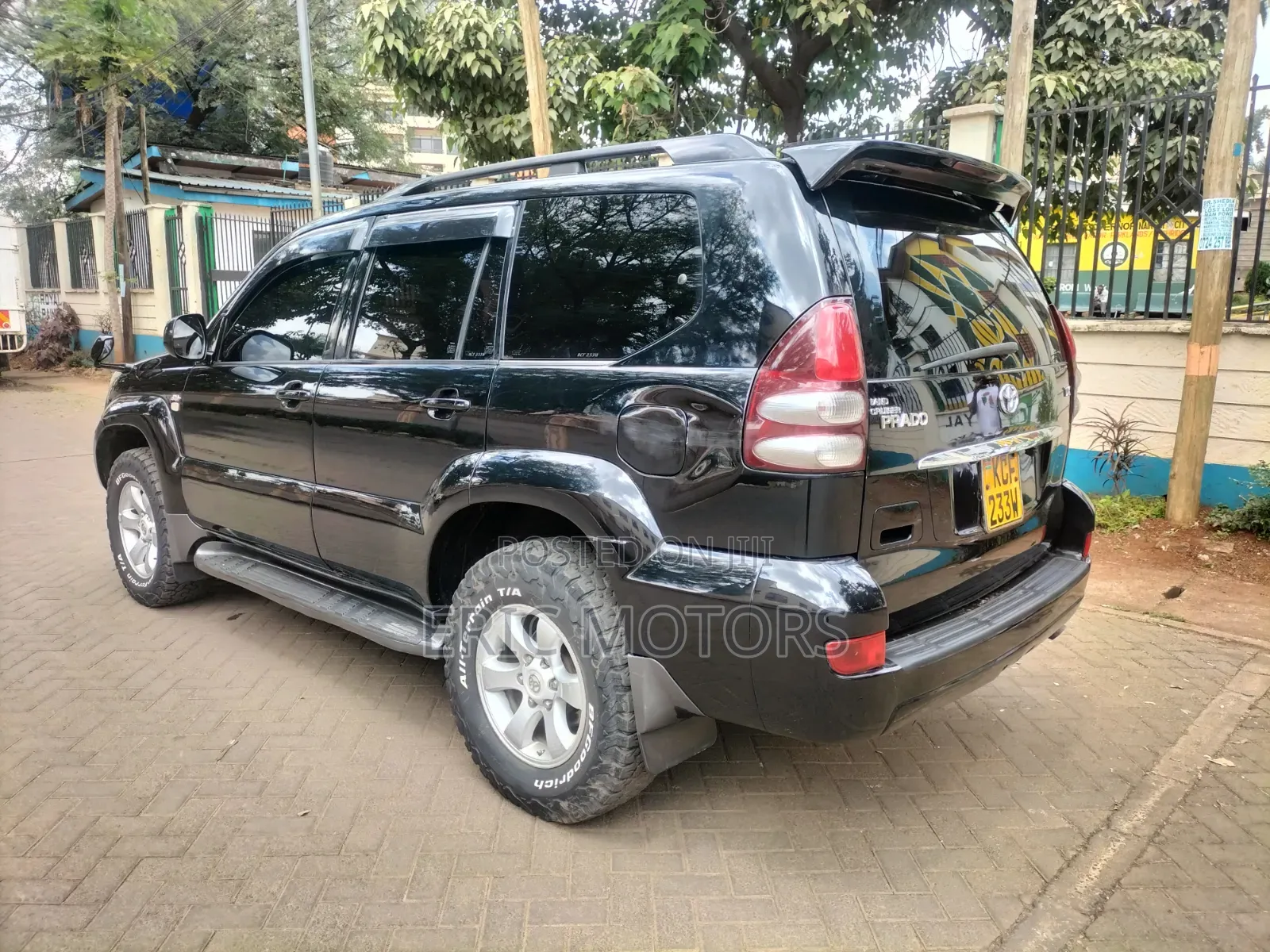 Toyota Land Cruiser Prado 2009 Matt Black