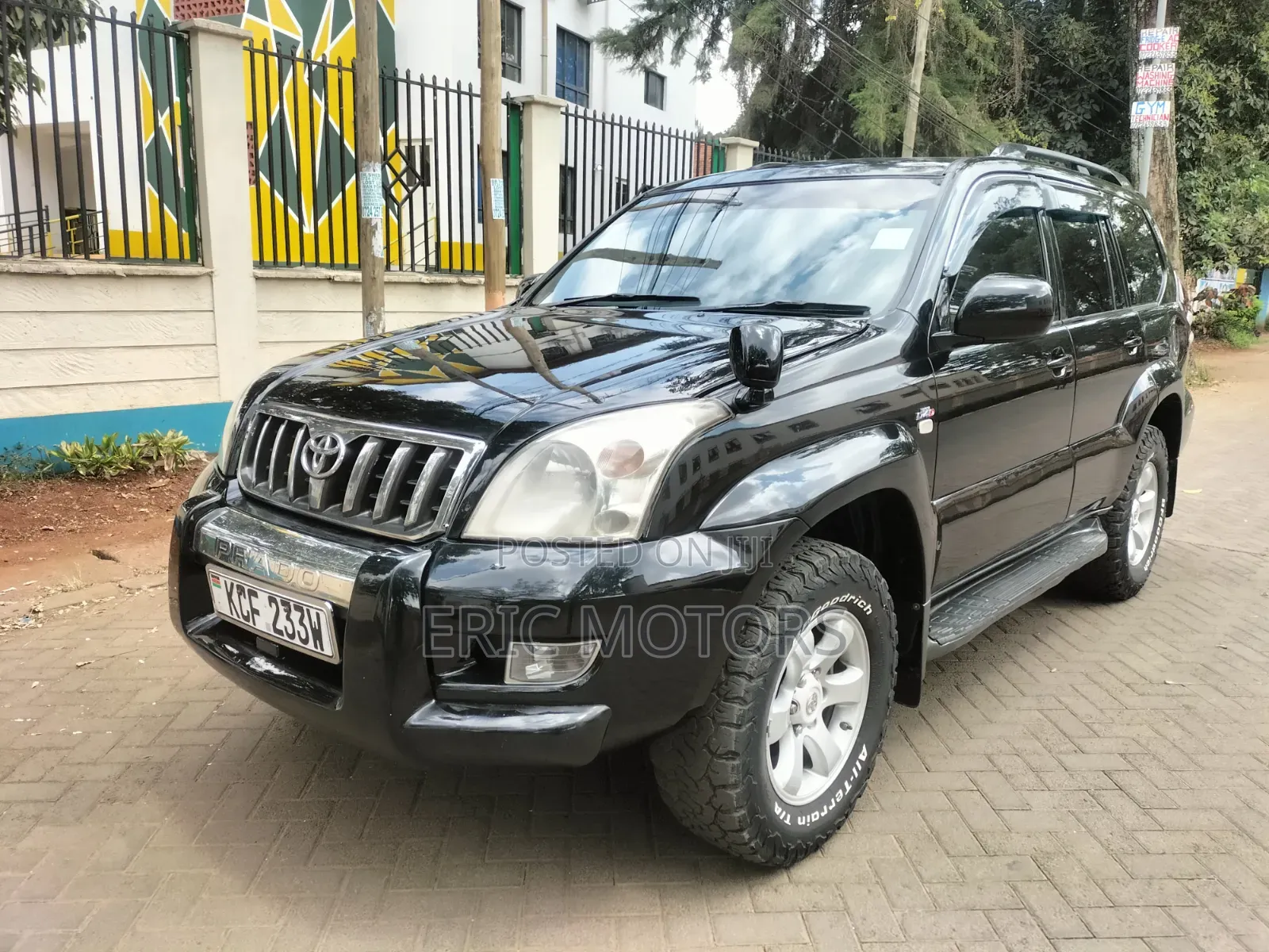 Toyota Land Cruiser Prado 2009 Matt Black