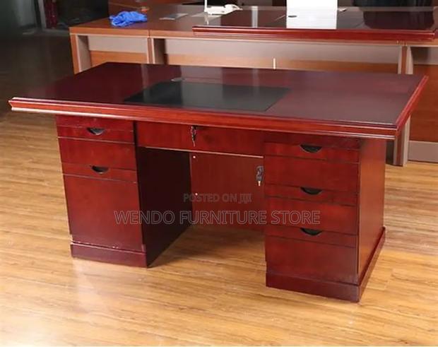 Office Desk; 1200mm Mahogany Executive Desk