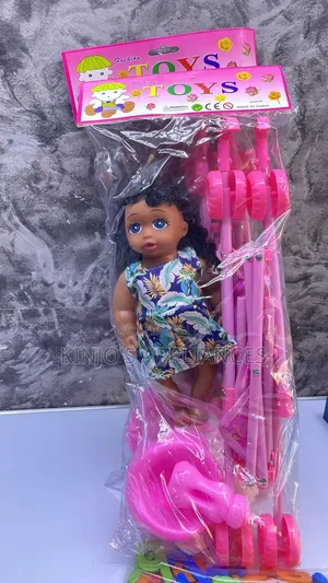 Doll Plus a Stroller 
28cm Doll 
45cm Stroller