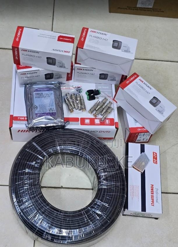 Hikvision 4 1080p Full Hd CCTV Camera Full System Kit 4 Channel DVR