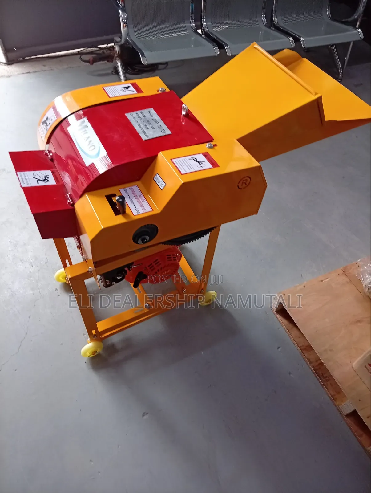 Heavy-Duty 7.5hp Gasoline Chaff Cutter Machine – 800–1200kg/Hr