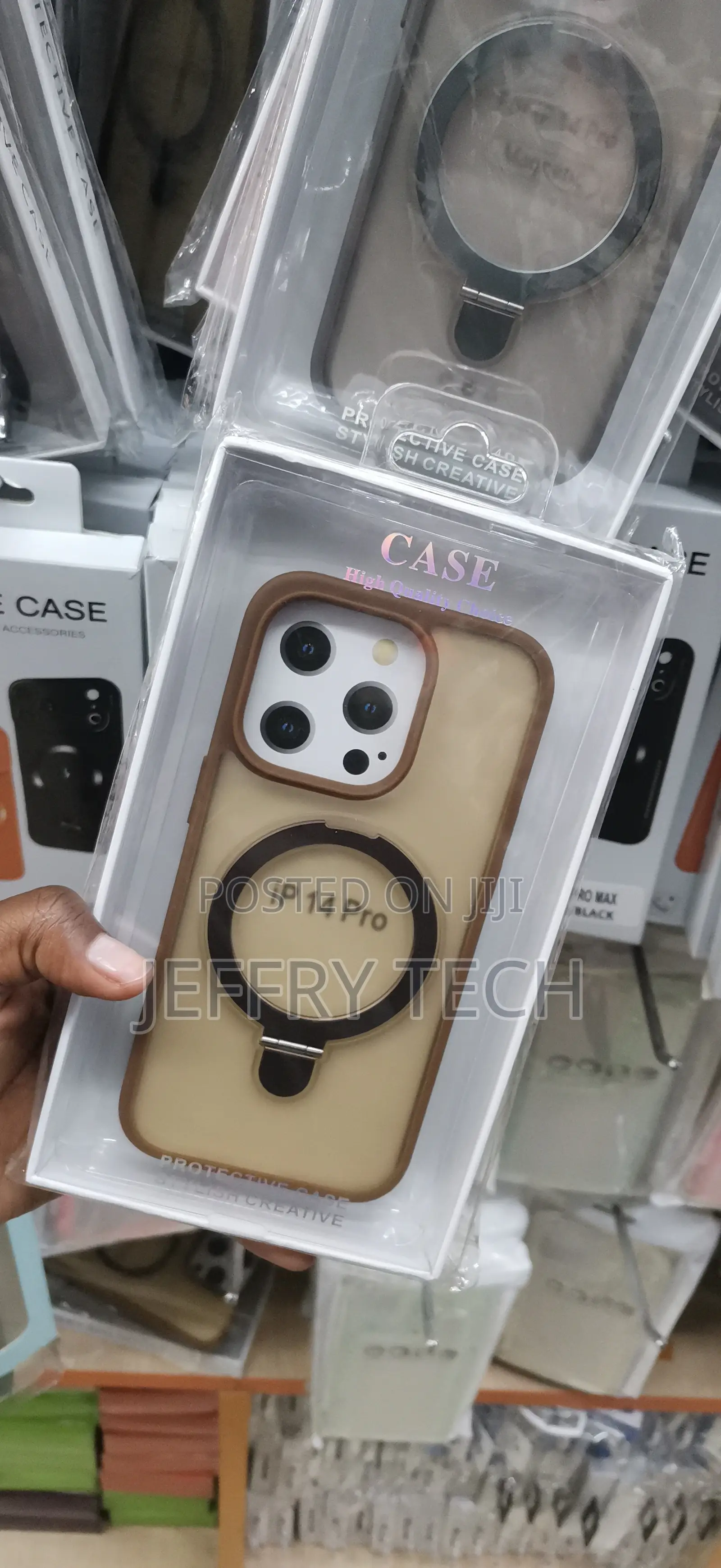 iPhone 14 Pro Integrated Circular Ring Accesorized Case