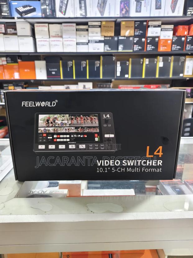 Feelworld L4 Hdmi Livestream Switcher With 10.1" Lcd Monitor