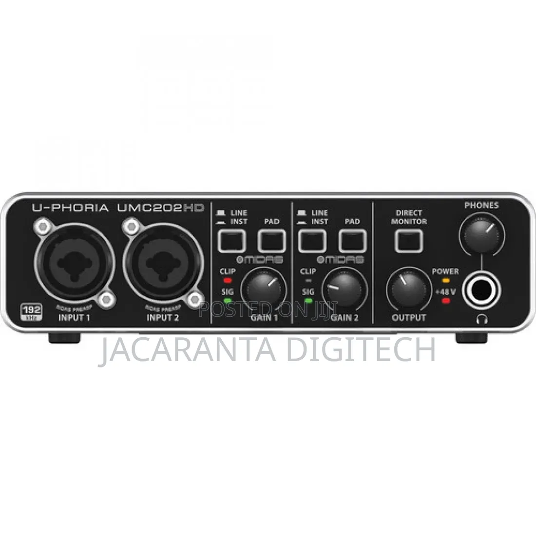 Behringer U-phoria Umc202hd Audio Interface