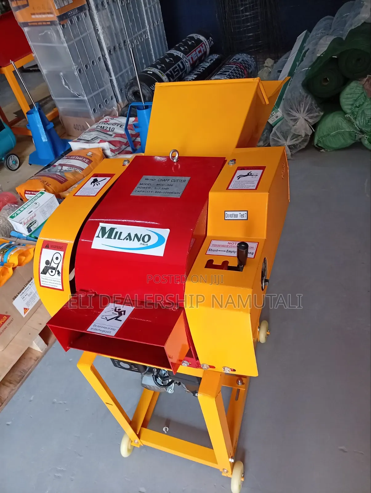 7.5hp Petrol Chaff Cutter Machine for Grass, Hay, Straw Maize Stalks