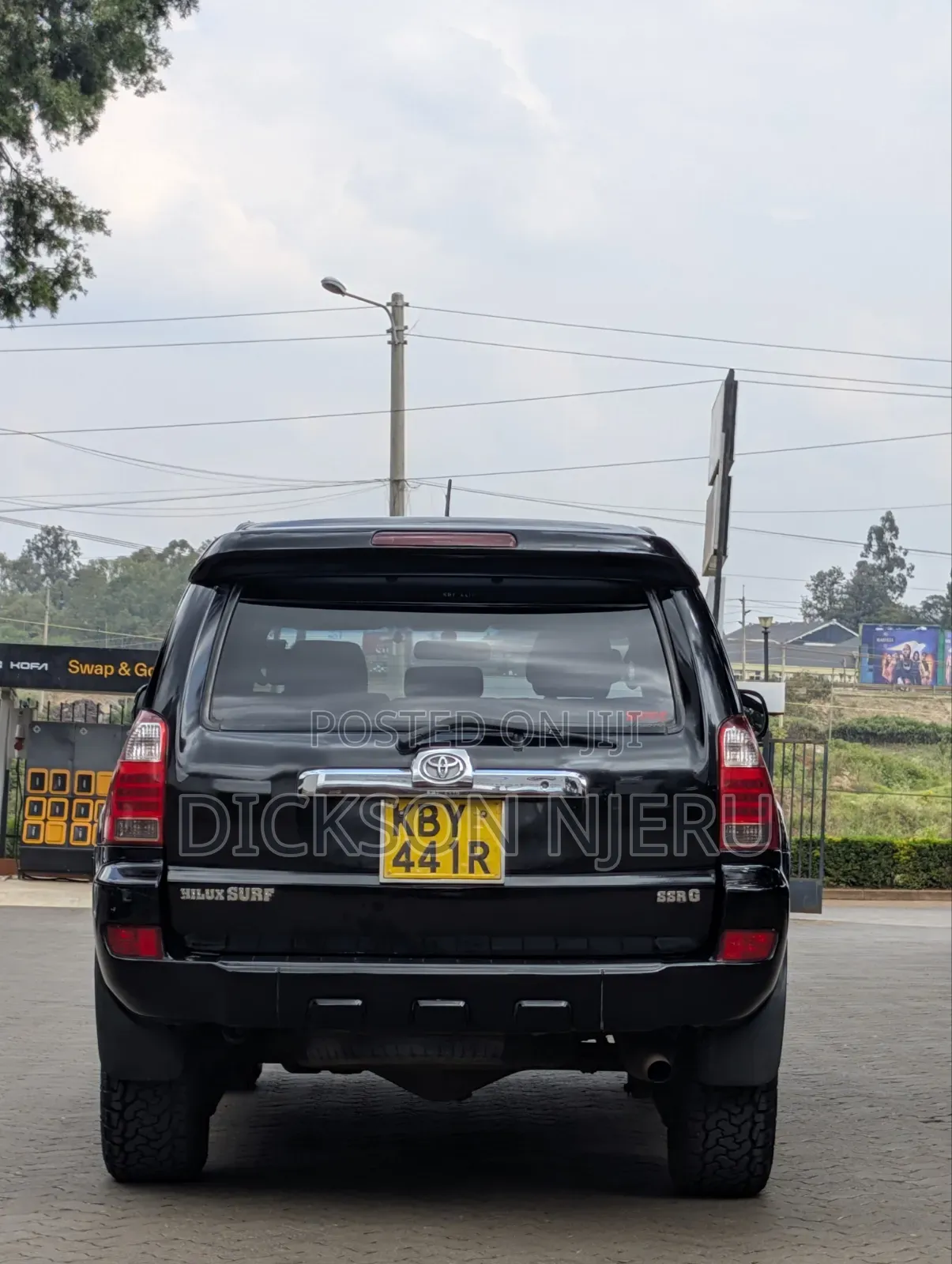 Toyota Hilux Surf 2007 Black