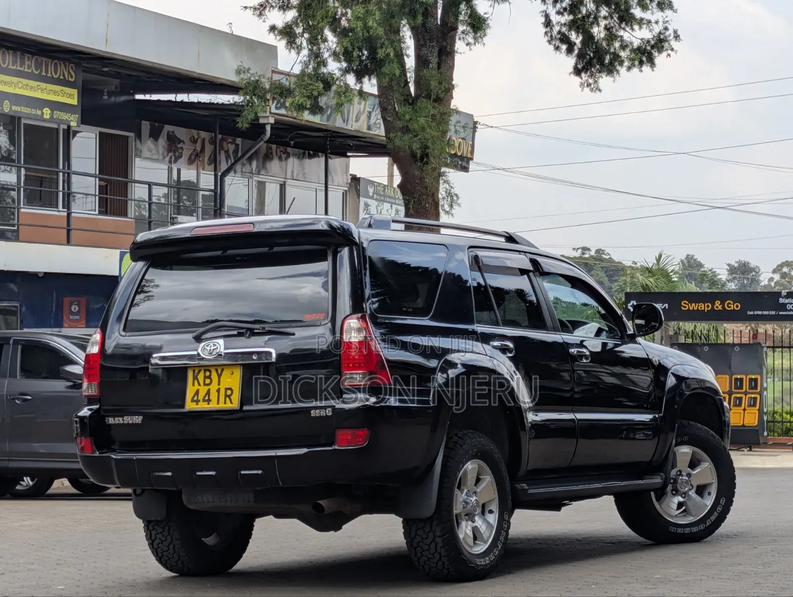 Toyota Hilux Surf 2007 Black