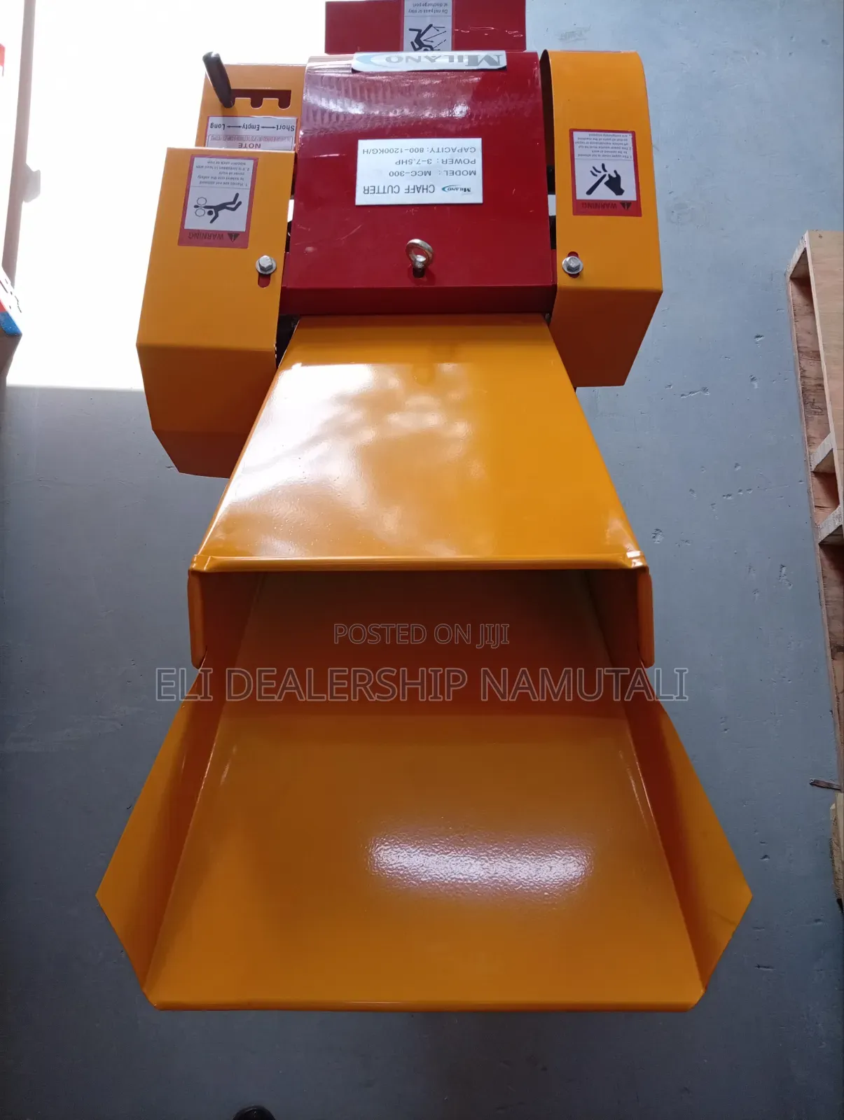Commercial High Speed Fodder Cutter Machine With 7.5hp Gasoline Engine