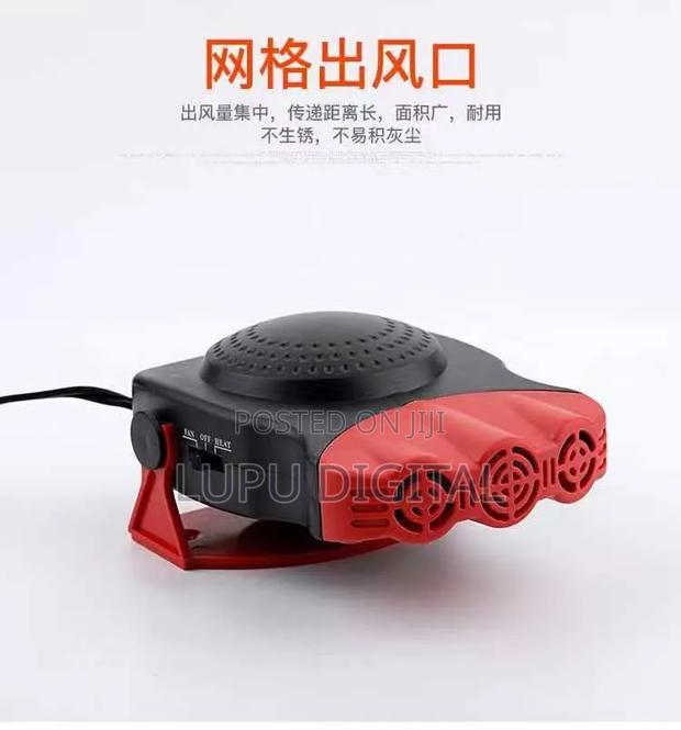 Red Windscreen Heater/Fan (Hot and Cold)