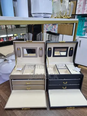 Pu Leather Jewellery Box Organizer – Av