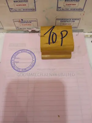 Wooden Rubber Stamp