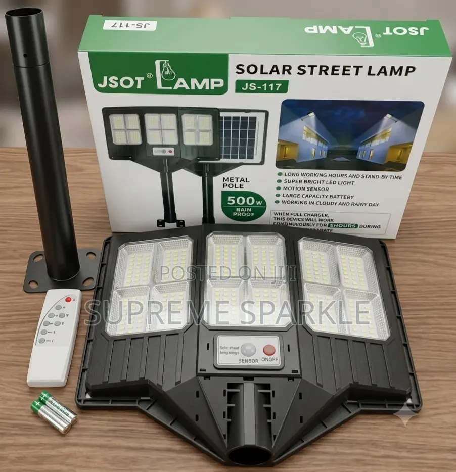 Jsot 500w Solar Street Lamp. Street Light.