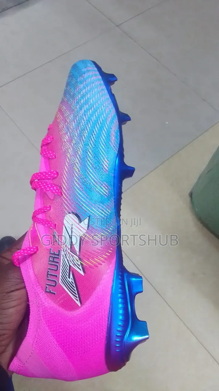 Football Boots Pink and Blue - Puma