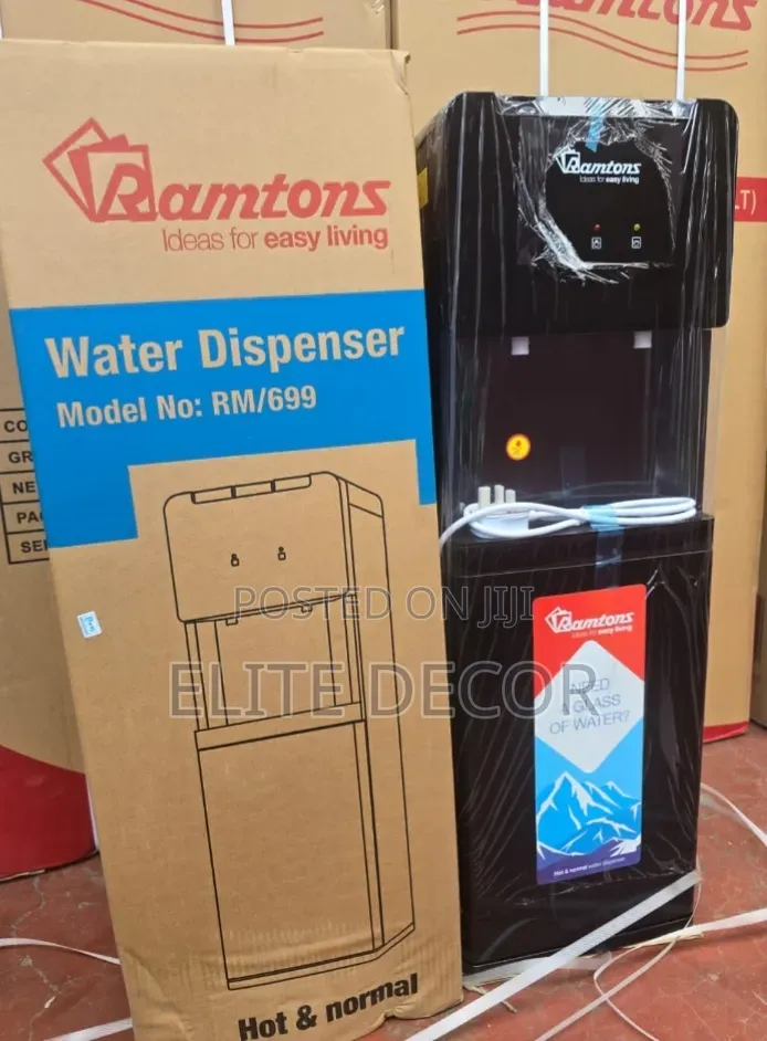 Ramtons Rm/699 Hot Normal Water Dispenser With Storage Cabinet