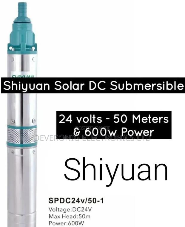 Shiyuan Solar Dc Submersible Water Pump 24volts