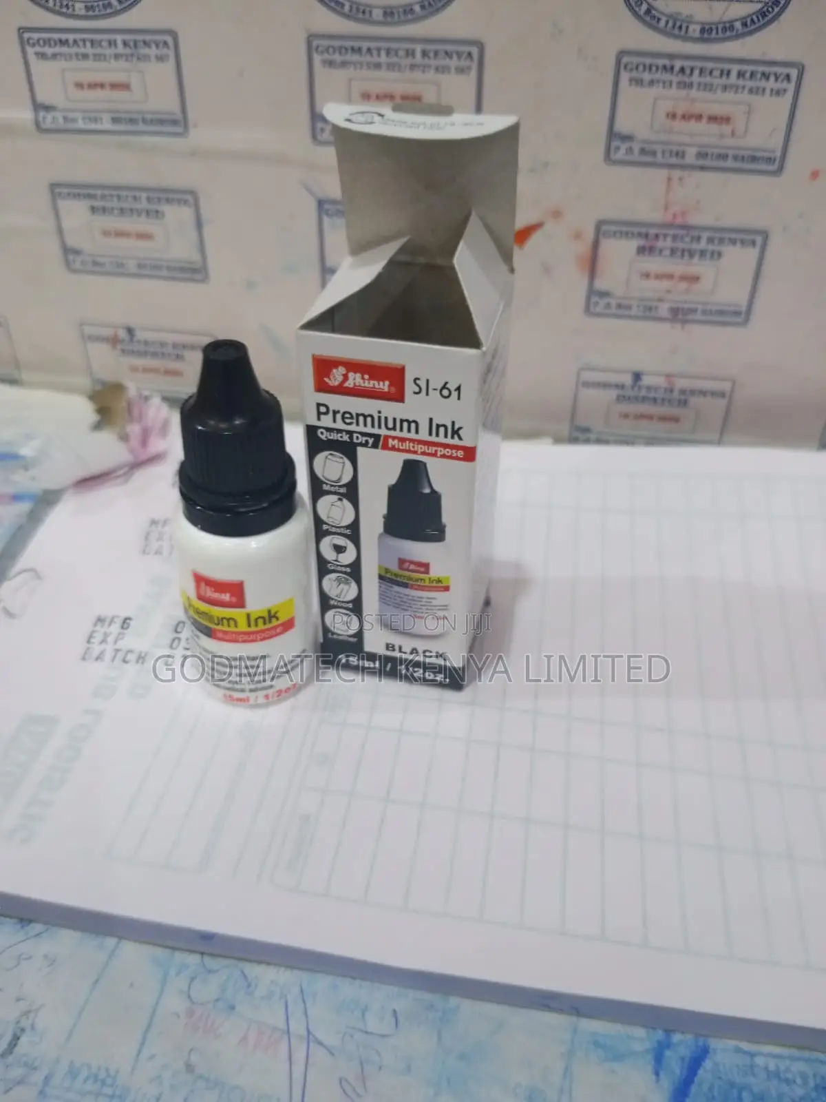 Manufacturer, Expiry and Batch Stamp