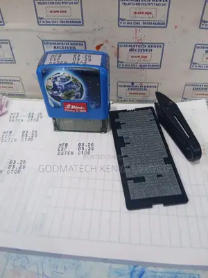 Manufacturer, Expiry and Batch Stamp