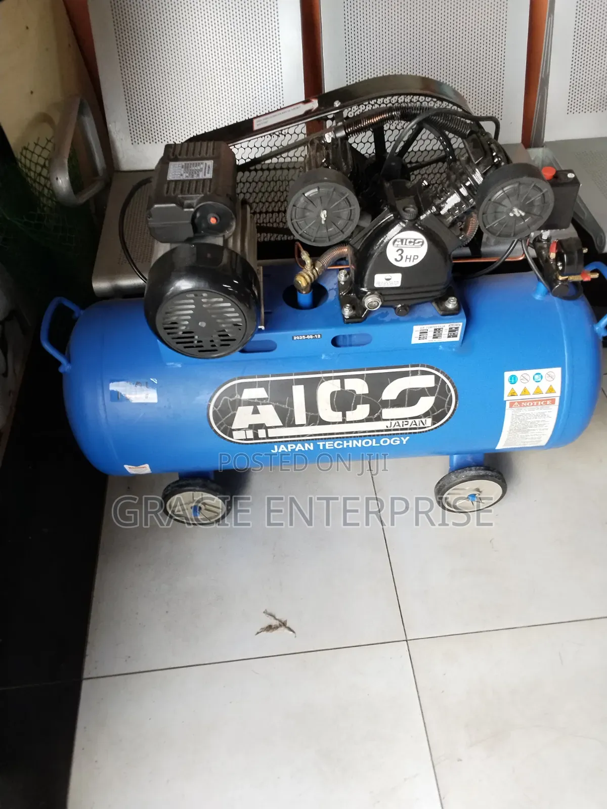 Belt Driven Electric Compressor 100l