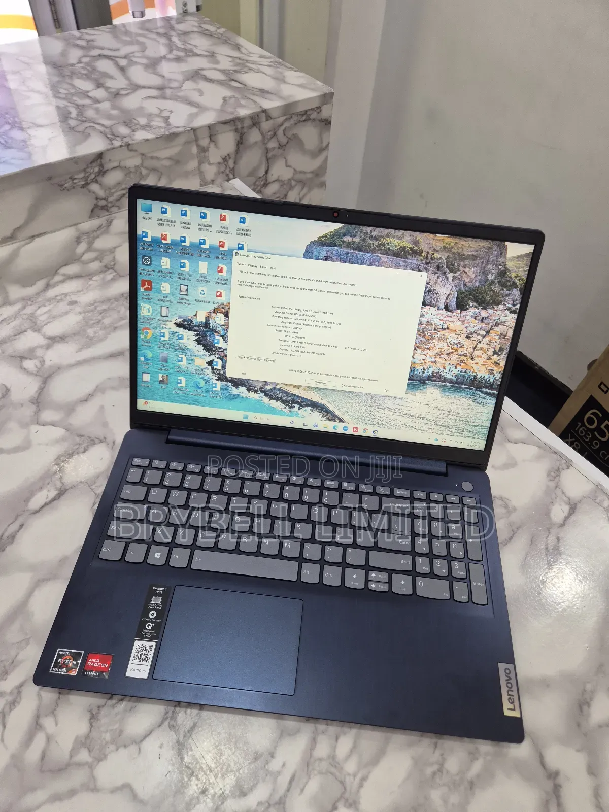 Laptop Lenovo Ideapad 3 8GB AMD Ryzen 5 SSD 256GB