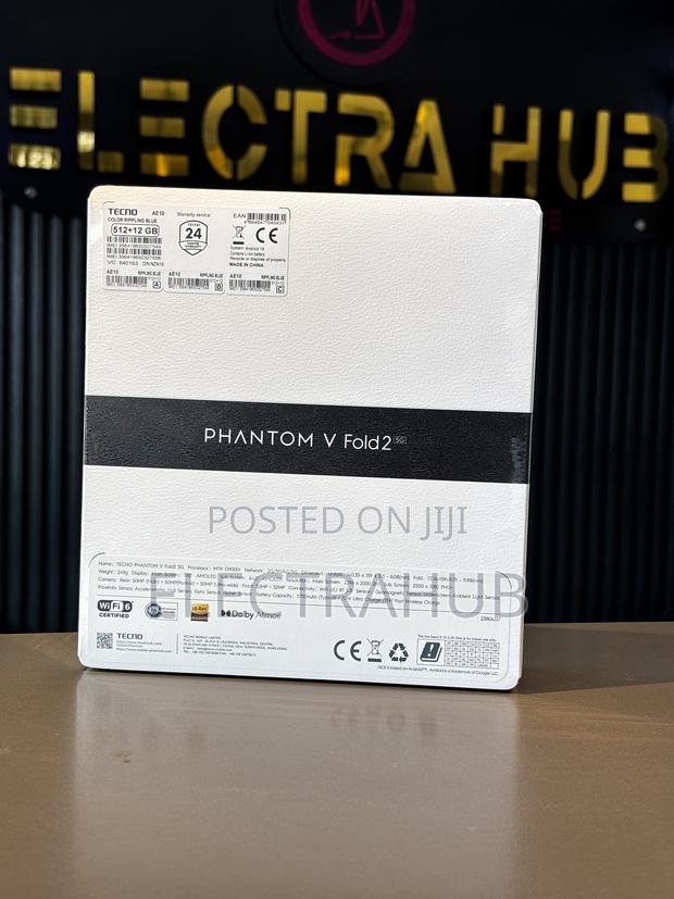 New Tecno Phantom V Fold 2 512 GB Blue - thumbnail 2