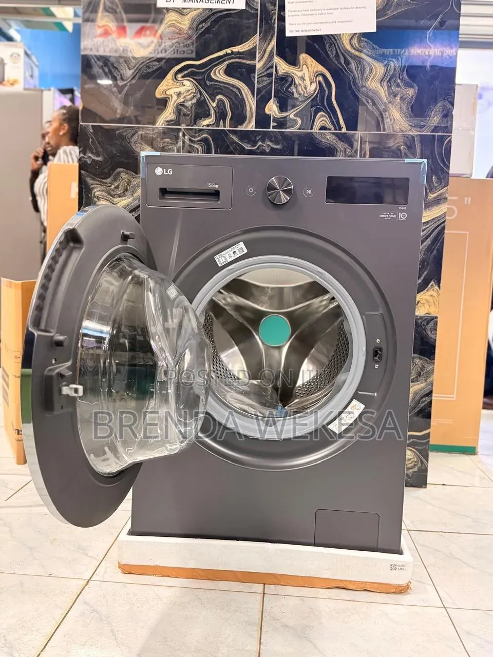 LG Washing Machine 15/8kg Wash. And Dry
