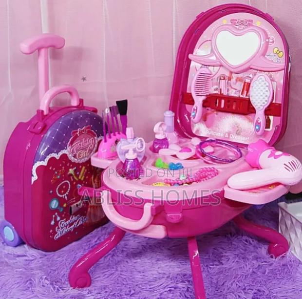 3 In 1 Children Makeup Suitcase Set Playbag