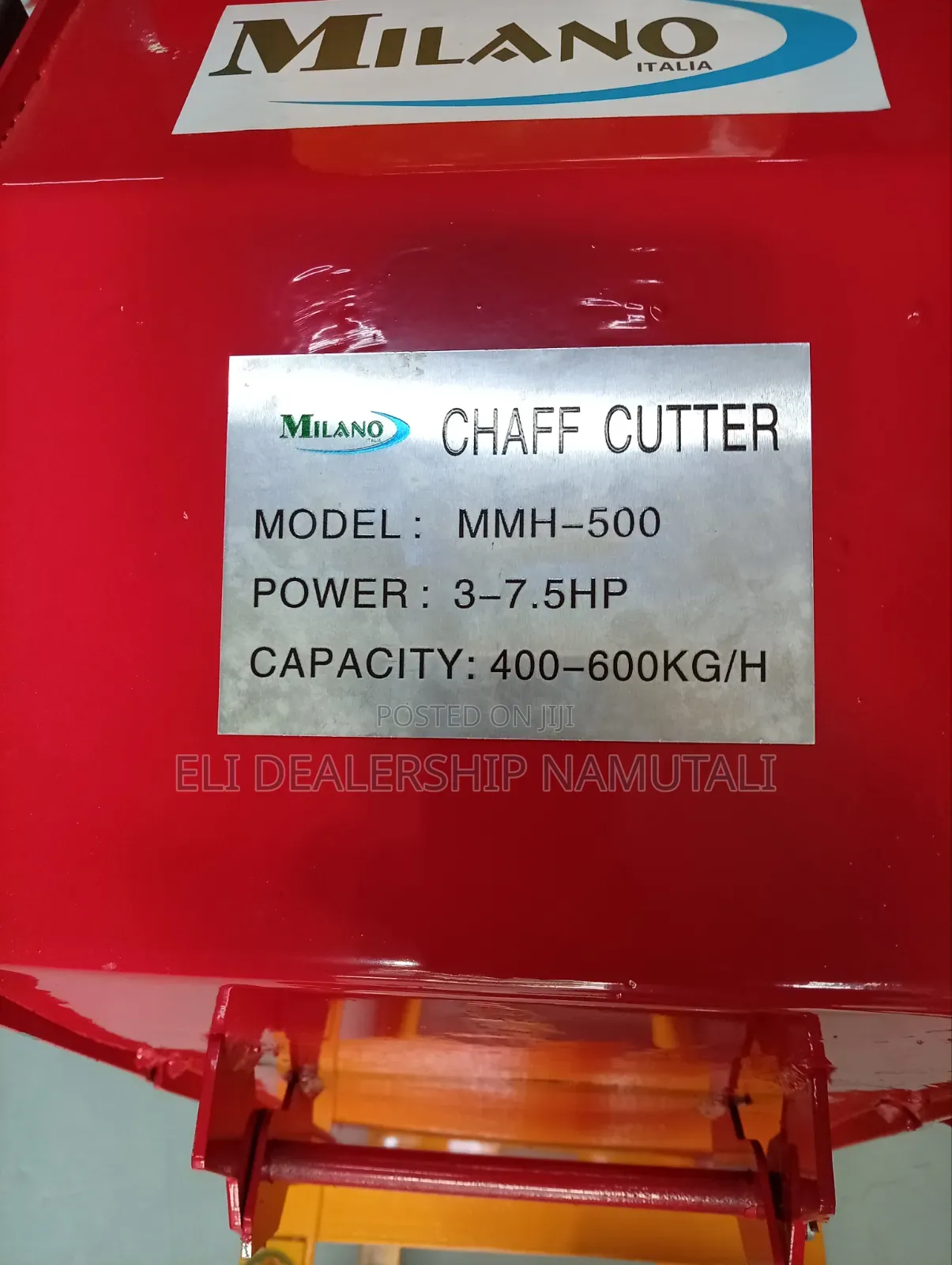 Milano MMH-500 Chaff Cutter Machine 3–7.5hp | 400–600kg/Hr Capacity