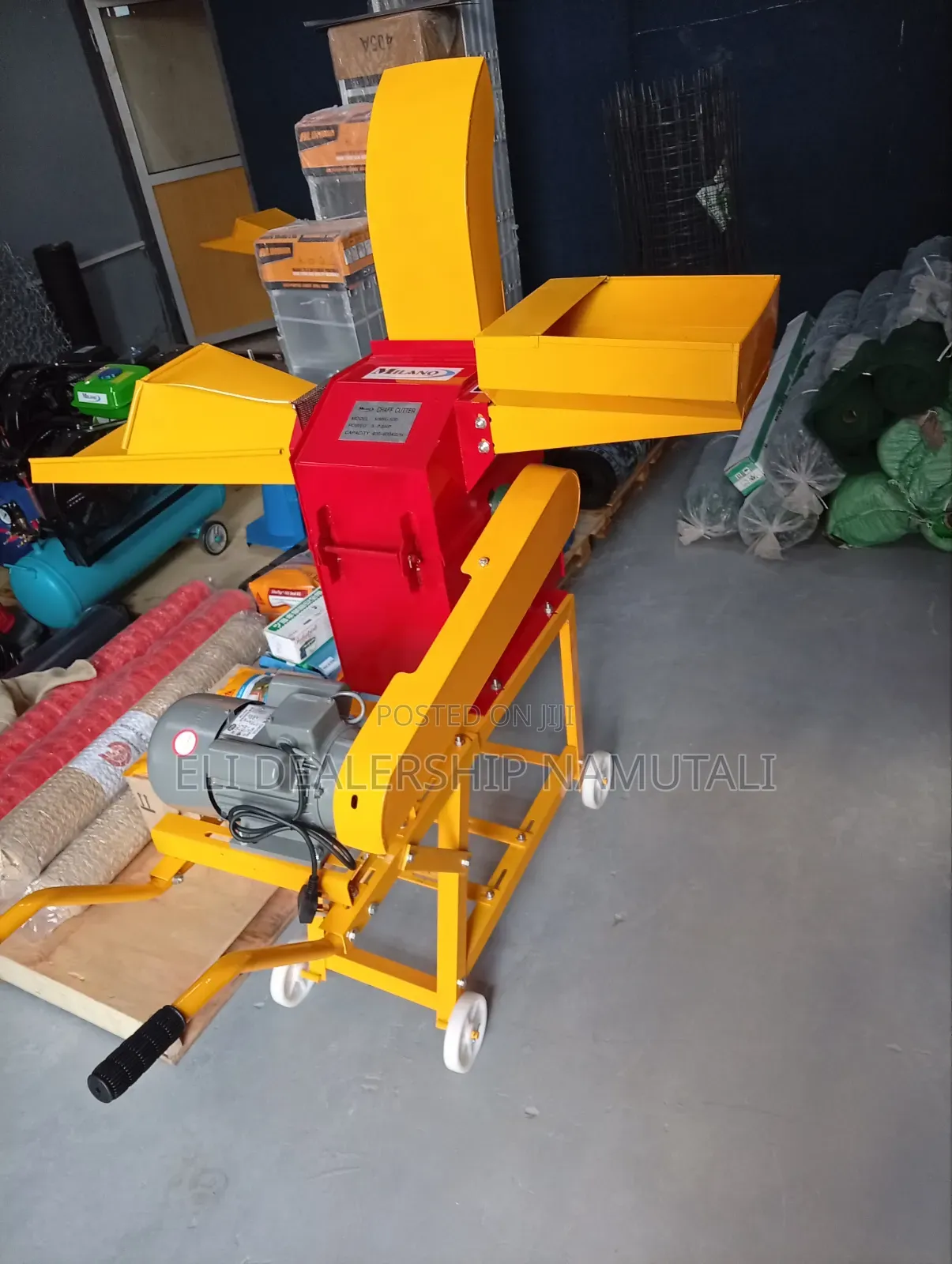 Milano High-Capacity Chaff Cutter Machine for Grass and Maize Stalks