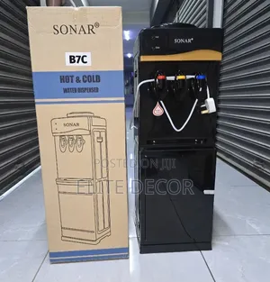 Black B7c Sonar 3 Taps Hot,Normal and Cold Dispenser