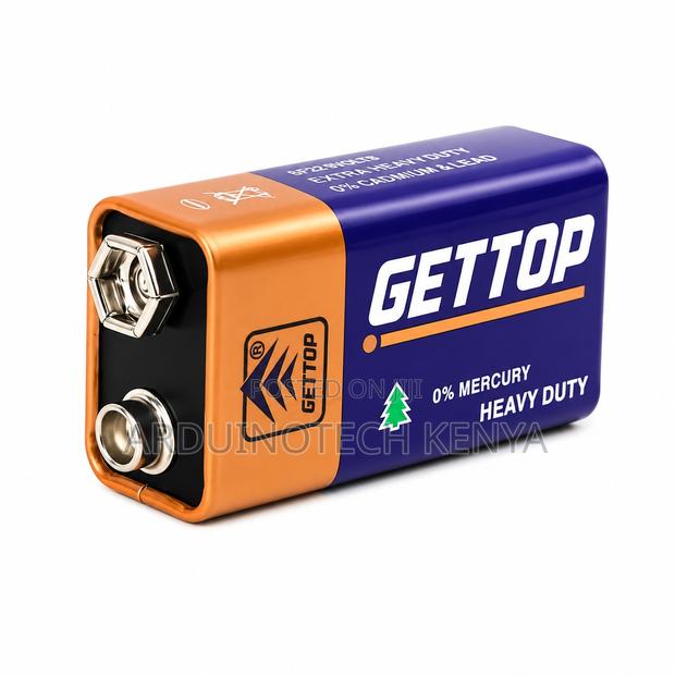 Gettop 9v Non-Rechargeable Battery.