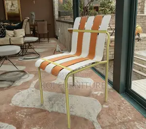 Home Chairs; Plastic Striped Home Chairs