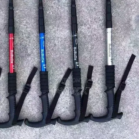 Red/Black/Blue/Silver Hiking Sticks - Kb