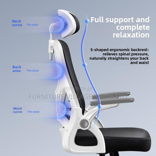 Executive Swivel Visitor Mesh Chair. - thumbnail 4
