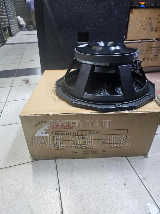 Derwel 18pd1880 18-Inch Professional Naked Subwoofer Loudspeaker