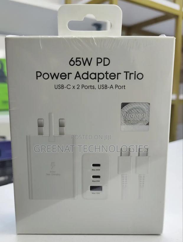 65pd Power Adapter Trio 3-in-1 Super Fast