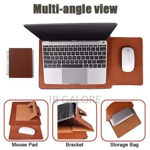 Multistand - Premium Laptop Sleeve Bag Stand With Mouse Pad