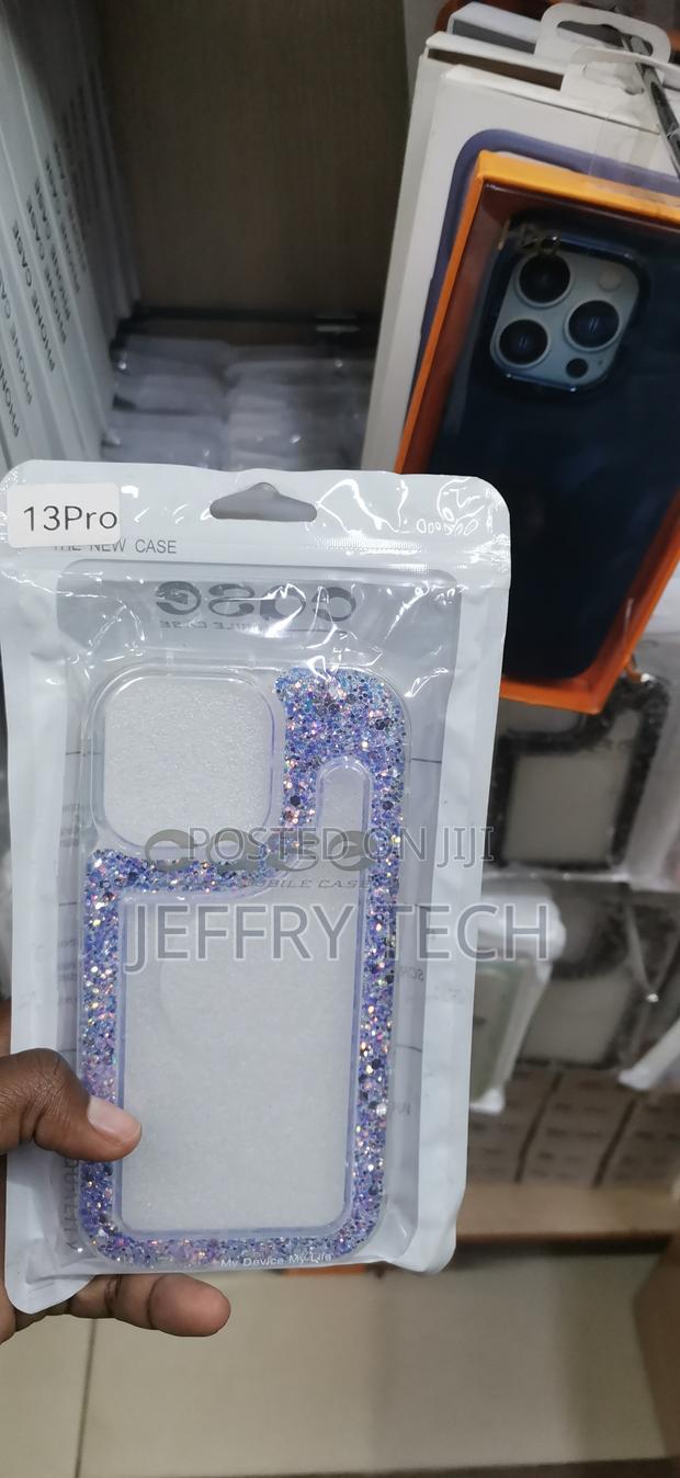 iPhone 13 Purple, Glitter-Inlaid Liquid Quicksand Phone Case