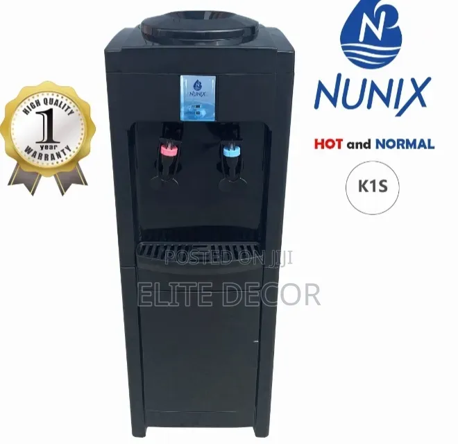 Black Nunix K1s Hot Normal Water Dispenser - To Loader