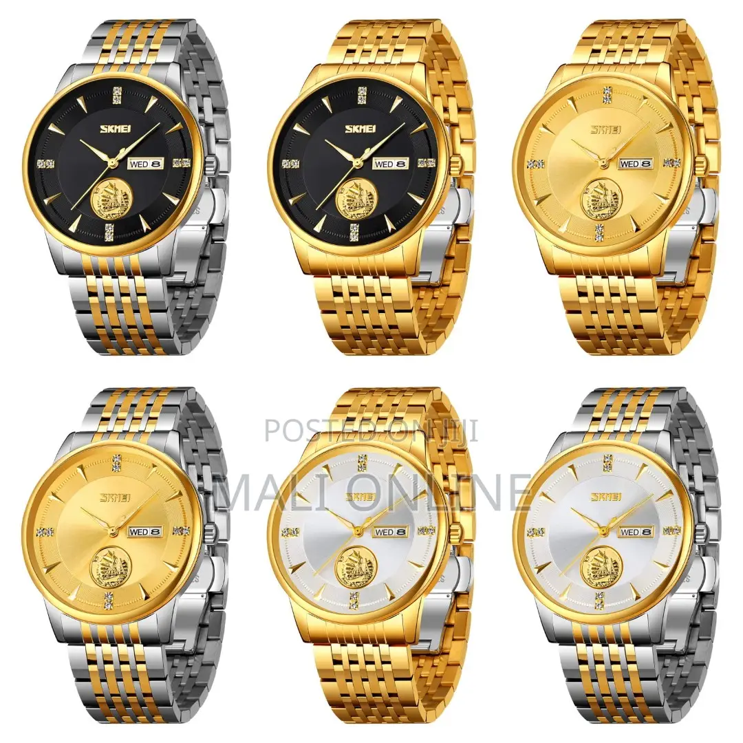 Stainless Steel Men’S Quartz Wristwatch Business Casual Skmei 9309