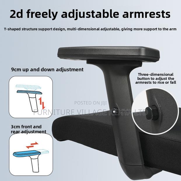 Ergonomic Mesh Study Desk Chair. - thumbnail 4