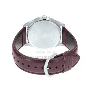 Casio MTP-Vd03l-5audf Brown Leather Watch for Men