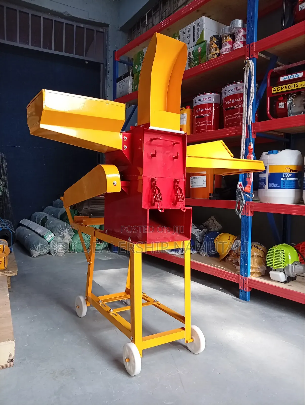 Portable Chaff Cutter for Napier Grass, Hay Maize Stalks