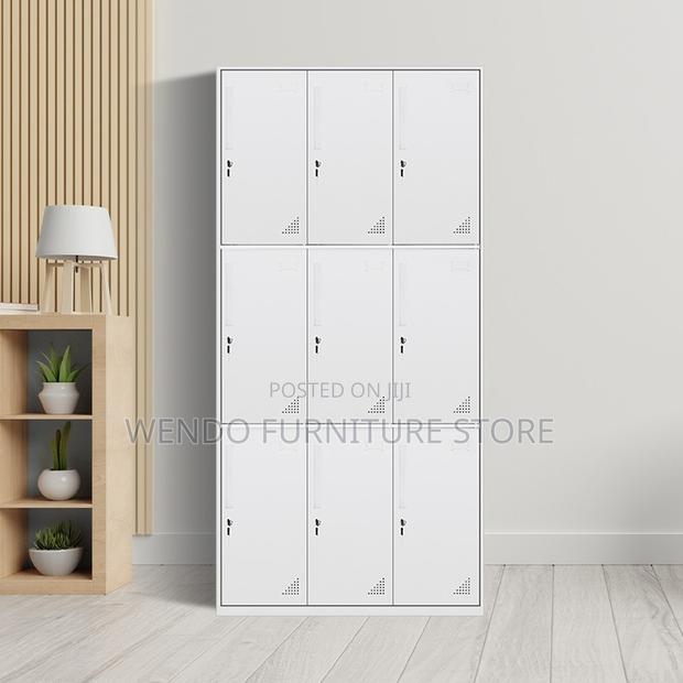 Office Cabinet; 9 Lockers Filing Office Cabinet - thumbnail 2