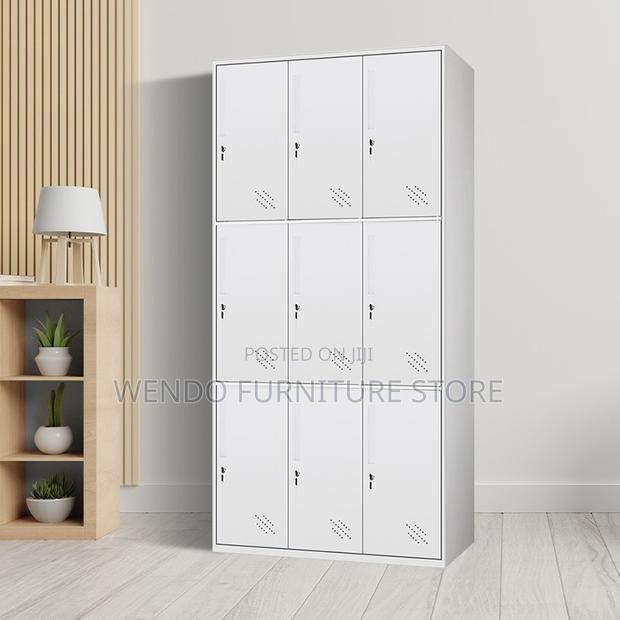 Office Cabinet; 9 Lockers Filing Office Cabinet - thumbnail 3