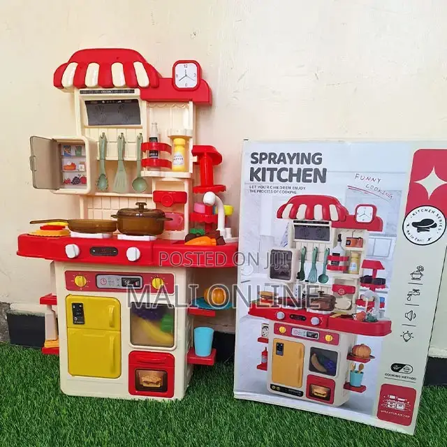 Large Pretend Cooking Toy Set With Accessories For Girls Boys Age 3