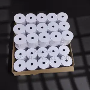 Jam Resistant 50 Pieces 80mm by 80mm by 13mm Thermal Paper Rolls